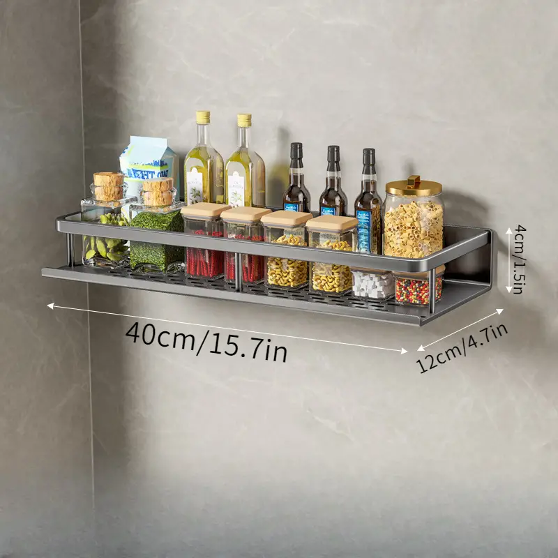 Multi functional Kitchen Shelf Spice Storage Rack Wall - Temu